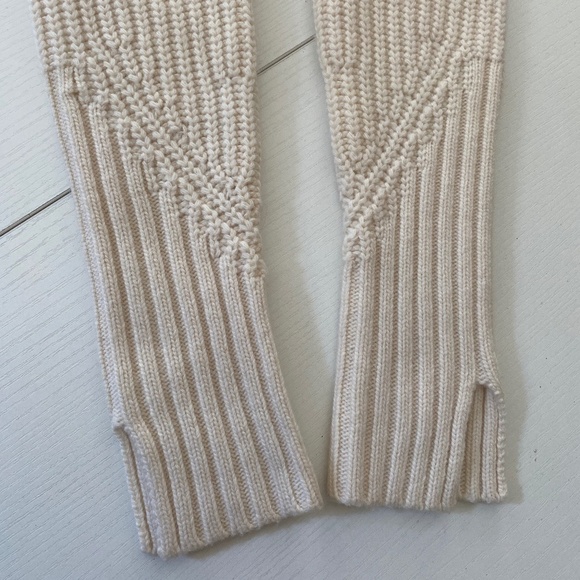 MANOUSH Knit Lace Merino Wool Knit Sweater Ivory Cream color Size XS - Picture 8 of 14